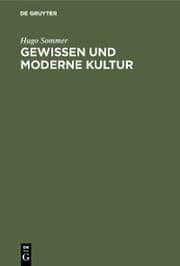 Cover von Gewissen und moderne Kultur