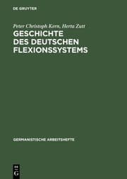 Cover von Geschichte des deutschen Flexionssystems