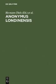 Cover von Anonymus Londinensis