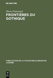 Cover von Frontières du gothique