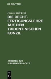 Cover von Die Rechtfertigungslehre auf dem Tridentinischen Konzil