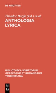 Cover von Anthologia lyrica