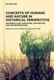 Cover von Concepts of Humans and Nature in Historical Perspective