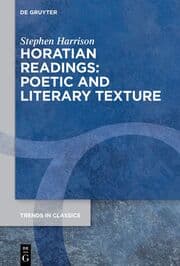 Cover von Horatian Readings: Poetic and Literary Texture