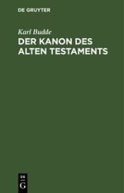 Cover von Der Kanon des Alten Testaments