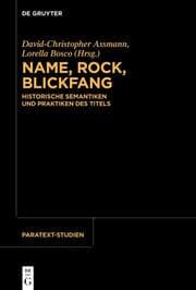 Cover von Name, Rock, Blickfang