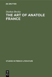 Cover von The art of Anatole France