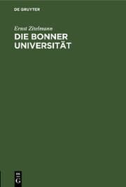 Cover von Die Bonner Universität