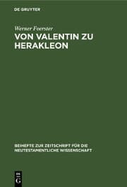 Cover von Von Valentin zu Herakleon