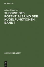 Cover von Theorie des Potentials und der Kugelfunktionen, Band 1