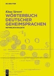 Cover von Wörterbuch deutscher Geheimsprachen
