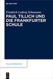 Cover von Paul Tillich und die Frankfurter Schule