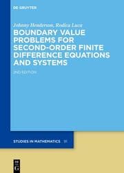 Cover von Boundary Value Problems for Second-Order Finite Difference Equations and Systems