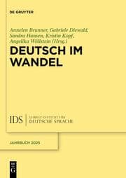 Cover von Deutsch im Wandel