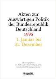 Cover von Akten zur Auswärtigen Politik der Bundesrepublik Deutschland 1995