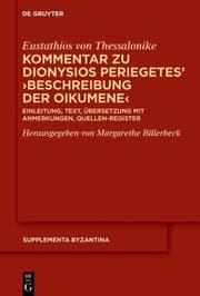 Cover von Kommentar zu Dionysios Periegetes' Beschreibung der Oikumene