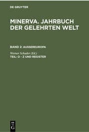 Cover von O - Z und Register