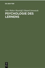 Cover von Psychologie des Lernens