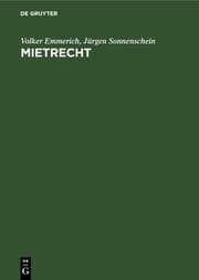 Cover von Mietrecht