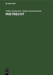 Cover von Mietrecht