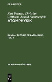 Cover von Theorie des Atombaus, Teil 2