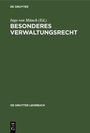 Cover von Besonderes Verwaltungsrecht