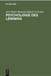 Cover von Psychologie des Lernens