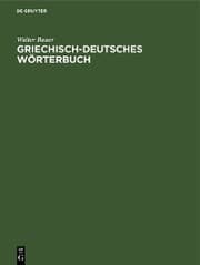 Cover von Griechisch-Deutsches Wörterbuch