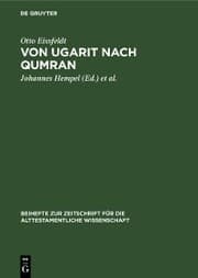 Cover von Von Ugarit nach Qumran