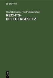 Cover von Rechtspflegergesetz