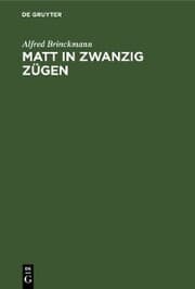 Cover von Matt in zwanzig Zügen