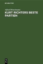 Cover von Kurt Richters beste Partien