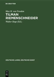 Cover von Tilman Riemenschneider