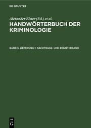 Cover von Nachtrags- und Registerband