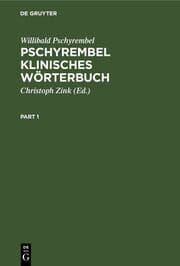 Cover von Pschyrembel Klinisches Wörterbuch