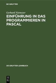 Cover von Einführung in das Programmieren in PASCAL