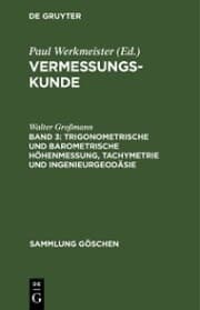 Cover von Trigonometrische und barometrische Höhenmessung, Tachymetrie und Ingenieurgeodäsie