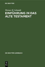 Cover von Einführung in das Alte Testament