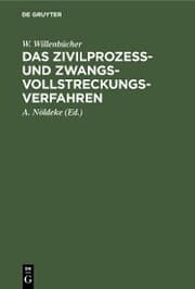 Cover von Das Zivilprozeß- und Zwangsvollstreckungsverfahren