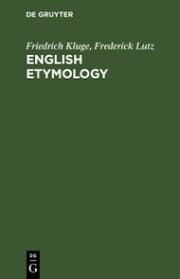 Cover von English Etymology