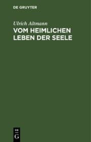 Cover von Vom heimlichen Leben der Seele
