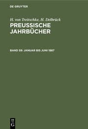 Cover von Januar bis Juni 1887