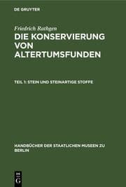 Cover von Stein und Steinartige Stoffe