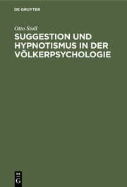 Cover von Suggestion und Hypnotismus in der Völkerpsychologie