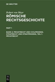 Cover von Privatrecht und Civilprozess. Strafrecht und Strafprozess, Teil 1: Privatrecht