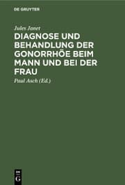 Cover von Diagnose und Behandlung der Gonorrhöe beim Mann und bei der Frau