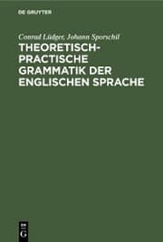 Cover von Theoretisch-practische Grammatik der englischen Sprache