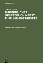 Cover von Einführungsgesetz