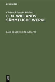 Cover von Vermischte Aufsätze
