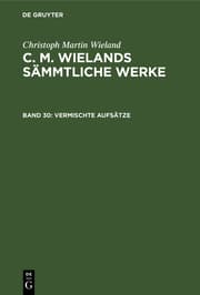 Cover von Vermischte Aufsätze